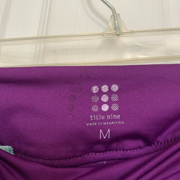 Title 9 Gray and Purple Side Slit Quick Drying Skort - Picture 6 of 7